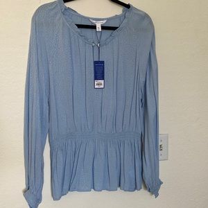 NWT Popsugar blouse blue XL